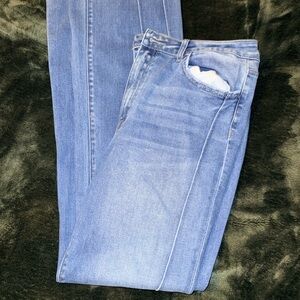 Classic Light Blue Straight Leg Jeans